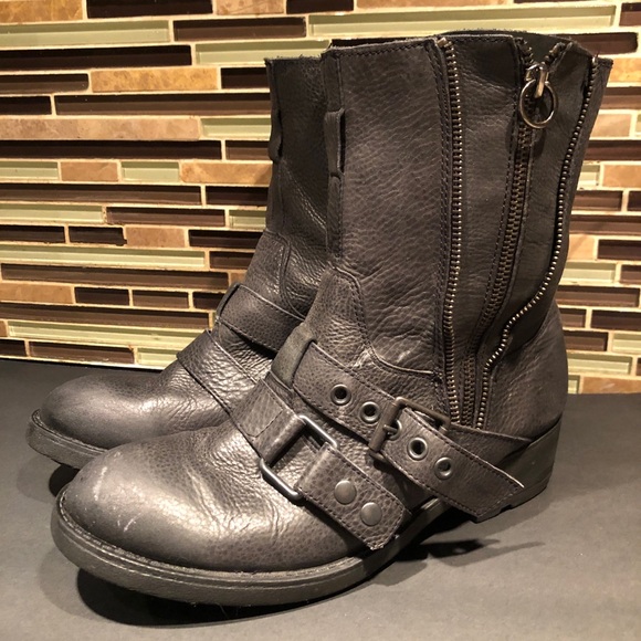 Ash Shoes - Ash Zipper Combat Boots Size 39